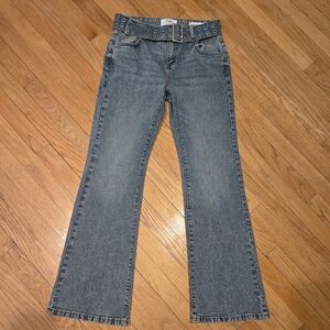 Cotton On Denim Flare Jeans with Belt
